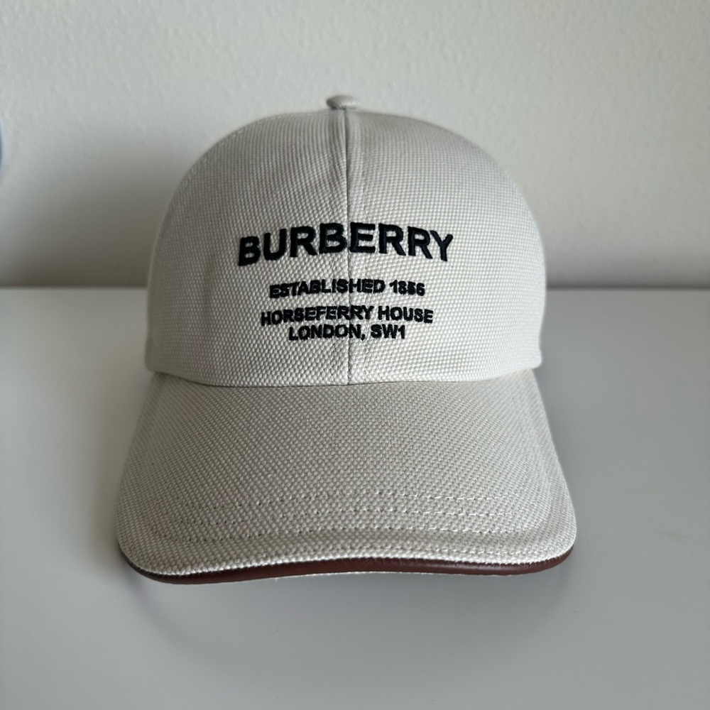 Burberry Cream Baseball Cap